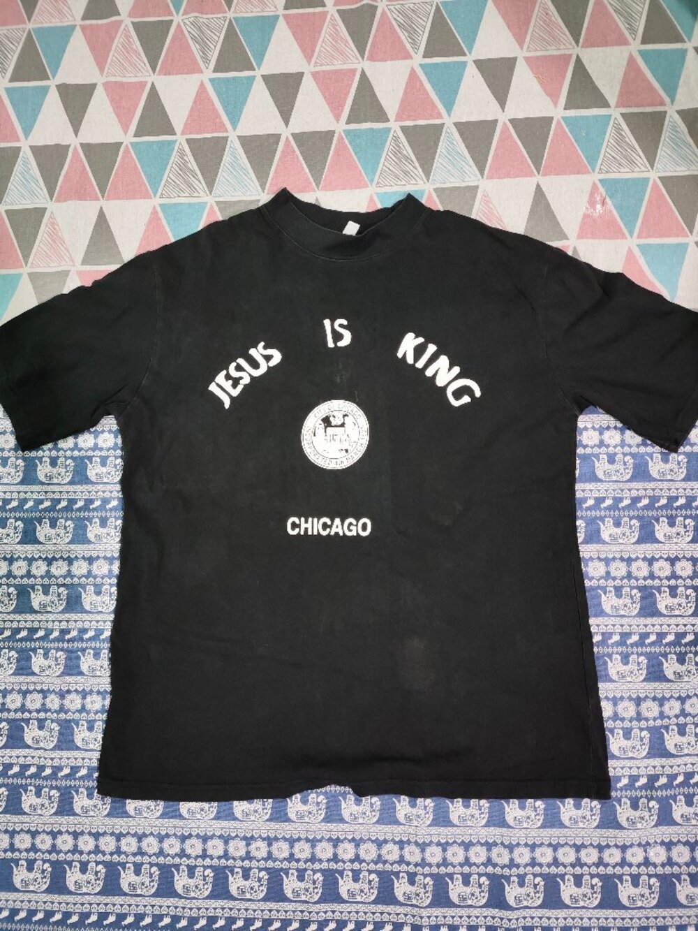 Kanye Sunday Service Detroit-Exclusive Black T-Shirt